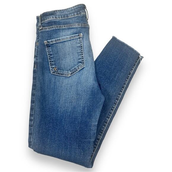 Kut - High Rise Fab Ab Ankle Skinny Jeans with Raw Hem - Picture 8 of 14